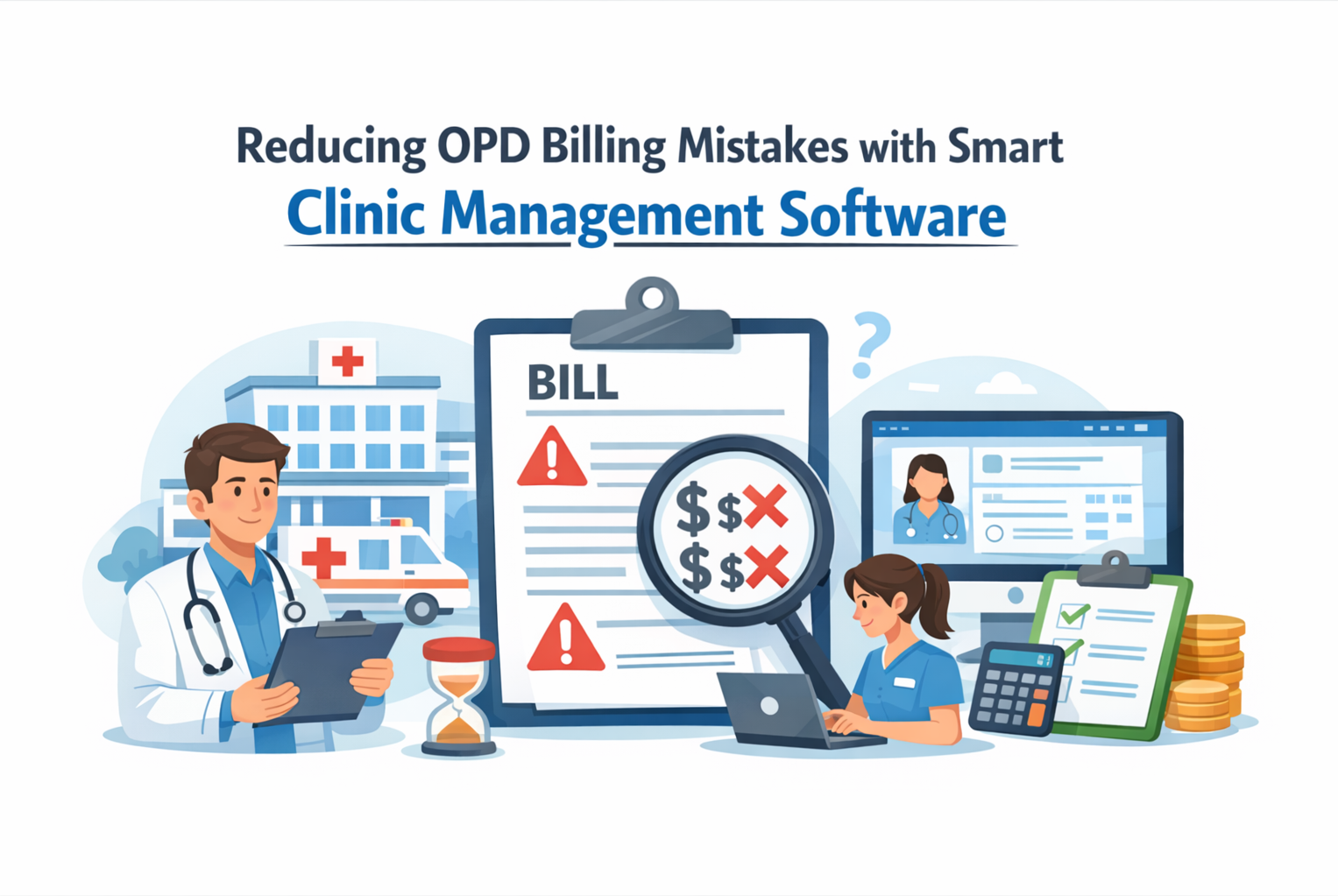 Reducing OPD Billing Mistakes with Smart Clinic Management Software